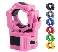Gymwise Olympic Barbell Clips | Pair of 2″ Barbell Collars | Premium & Heavy-Duty Clamps | Ideal for Weightlifting & Crossfit | Pro-Grade Performance (Pink)
