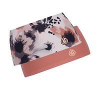 Gymwrap Bandi+ 2.0 Double-Layer Edge Protection Headband Set - Sweat-Wicking Non-Slip Sports Headbands for Women & Men, Headwraps for Running, Gym, Basketball, Unisex - Caramel & Dolce Floral, 2 Pack