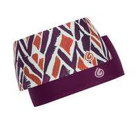 Gymwrap Bandi+ 2.0 Double-Layer Edge Protection Headband Set - Sweat-Wicking Non-Slip Sports Headbands for Women and Men, Headwraps For Running, Gym, Basketball, Unisex - Heritage & Blackberry, 2 Pack