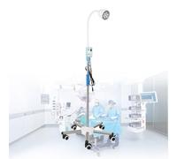 Gynecological Examination Light LED Surgical Lamp - Mobile Medical Exam Light with Floor Stand, 360° Rotation, Height Adjustable, Universal Wheels