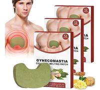 Gynecomastia Cellulite Melting Patch, Natural Gynecomastia Treatment Patch, Gynecomastia Tightening Ginger Cream (3 Box)