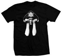 GYOCWNL Aleister Crowley - Hand Silk Screened, Pre-Shrunk 100% Cotton T-Shirt Black