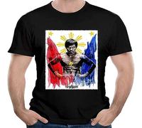 GYOCWNL ERSAN Manny Pacquiao Boxing Gym The Goat T Shirt Black