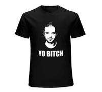 GYOCWNL Jesse Pinkman YO Bitch 37 T Shirt for Men Black