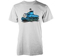 GYOCWNL Thomas Tank Engine Fat Controller Tank Mash Up Adult T Shirt White