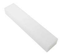 GYOFFULL HDPE Block White PE Polyethylene Rectangular Solid Plastic Tapping Block High Density Sheet Great for DIY Projects for Machining Home Floor Improvement (2" x 15" x 3")