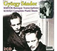 GYORGY SANDOR: BARTOK/KODALY: BAROQUE TRANSCRIPTIONS/COMPLETE P - CD BRAND NEW