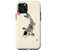 Gyotaku Fish Print Koi Carp Japanese Nishikigoi Sumi-e Art Case for iPhone 11 Pro