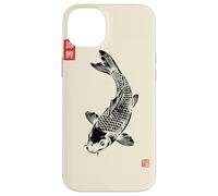 Gyotaku Fish Print Koi Carp Japanese Nishikigoi Sumi-e Art Case for iPhone 14 Plus