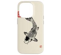 Gyotaku Fish Print Koi Carp Japanese Nishikigoi Sumi-e Art Case for iPhone 14 Pro