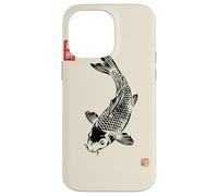Gyotaku Fish Print Koi Carp Japanese Nishikigoi Sumi-e Art Case for iPhone 14 Pro Max