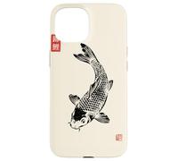 Gyotaku Fish Print Koi Carp Japanese Nishikigoi Sumi-e Art Case for iPhone 15