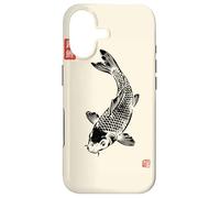 Gyotaku Fish Print Koi Carp Japanese Nishikigoi Sumi-e Art Case for iPhone 17