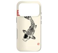 Gyotaku Fish Print Koi Carp Japanese Nishikigoi Sumi-e Art Case for iPhone 17 Pro