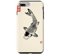 Gyotaku Fish Print Koi Carp Japanese Nishikigoi Sumi-e Art Case for iPhone 7 Plus/8 Plus
