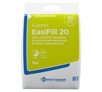 Gyproc Easi-Fill 20 Joint Filler & Finish Compound - 5Kg - 20 Minute Setting Crack Filler For Plasterboard Repairs & Jointing