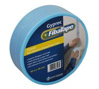 Gyproc Fibatape Classic Tape - 48mm X 90M - Self-Adhesive Drywall Joint Tape - Fibreglass Mesh Plasterboard Tape