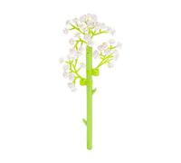 Gypsophila Building Toy Artificial Fake Flower Blocks Kit Flowers Gift for Mother‘s Day & Valentines Botanical Collection Home Decor Display Idea for Plant Lovers