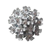 Gypsophila flower car air freshener air outlet clip, car diffuser air outlet clip, cute car accessories, designed for women(White)