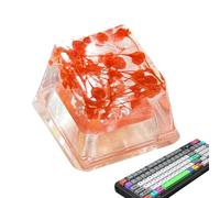 Gypsophila SA Profile KeyCap - Flowing Shine with KeyCap, Replacement R4 ESC KeyCap | Handmade Flower Inclusion, Baby Breath Small Flower Mechanical Keyboard Accessories Ideal