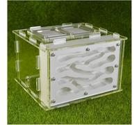 Gypsum Ant Castle Ant Rearing Box Acrylic Habitat Ant House Box Ant Workshop Kit Ant Feeding Villa Suitable For Children And Adults Science Experiment(A)