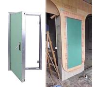 Gypsum Board Access Hatch Door, Aluminum Frame Drywall Access Panel for Attics and Garages, 14x14 to 24x24 inch Sizes, Interior/Exterior Use (65x95cm)