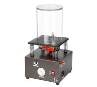 Gypsum Vacuum Casting Machine, Vibration Bubble Remover, Infinitely Variable Speed, with Vacuum Gauge, Pressure Relief Valve, for Gold/Silver Jewelry Casting Molds Processing