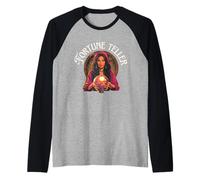 Gypsy Fortune Teller Psychic Fortune Teller Costume Raglan Baseball Tee