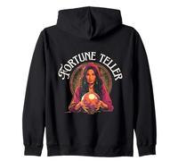Gypsy Fortune Teller Psychic Fortune Teller Costume Zip Hoodie