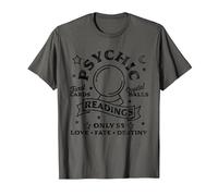 Gypsy Fortune Teller Psychic Readings Tarot Crystal Ball T-Shirt, Men, Asphalt Grey, X-Large