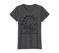 Gypsy Fortune Teller Psychic Readings Tarot Crystal Ball T-Shirt, Women, Dark Heather Grey, Medium