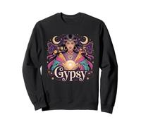 Gypsy Fortune Telling Costume Psychic Teller Women Celestial Sweatshirt