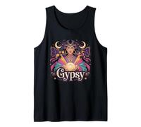 Gypsy Fortune Telling Costume Psychic Teller Women Celestial Tank Top