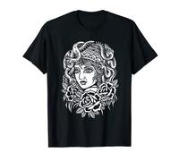 Gypsy Girl Snake American Traditional Tattoo Ink Old School T-Shirt