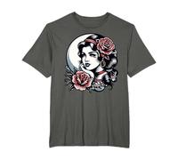 Gypsy Girl Vintage Tattoo Style T-Shirt