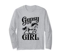 Gypsy Horse Girl Proud Gypsy Vanner Owner Draft Horse Long Sleeve T-Shirt