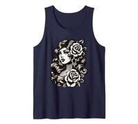 Gypsy Lady Vintage Tattoo Style Tank Top