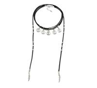 Gypsy Multi-Layer Necklace for Women - Retro Ethnic Style Long Sweater Chain in American Denim