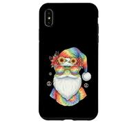 Gypsy Santa Hippie Frog Toad Tie Dye Christmas Case for iPhone XS Max