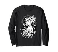 Gypsy Tattoo Cool Lady Classic American Tattoos Vintage Long Sleeve T-Shirt