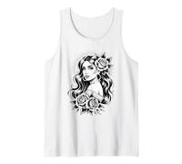 Gypsy Tattoo Cool Lady Classic American Tattoos Vintage Tank Top