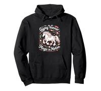 Gypsy Vanner Magic in Motion Horse Lover Equestrian Pullover Hoodie