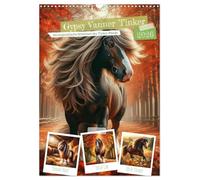 Gypsy Vanner Tinker - the majestic beauty of the Tinker horses UK-Version (Wall Calendar 2026 DIN A3 Portrait), CALVENDO 12 Month Wall Calendar