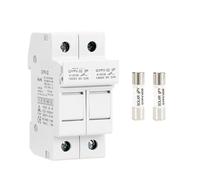 GYPV-32 2P Parallel DC Fuse Holder 10 * 38mm Solar PV 1000VDC Fuse Link 2A-30A 1Pcs(30A Fuse with Holder)