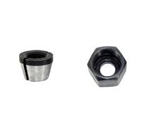 GYQIZSS 1/4'' 6MM 6.35MM 8MM Shank Milling Cutter Collet Chuck & Nut for Electric Woodworking Trimmer Wood Router Engraving Machine 1/3pcs