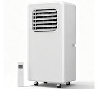 GYQSSD 7000 BTU Portable Air Conditioner, 4-in-1 Energy Efficient Cooling & Dehumidifier with Remote Control, Digital Display, Quiet Operation, Covers Up to 108 sq.ft (10㎡)