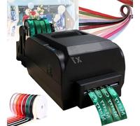 GYQSSD Digital Satin Ribbon Printing Machine, Stamping Printing Machine Printing Width 12-20mm, Method Thermal/Thermal Transfer, Supports 50+ Languages, for Gift Ribbons, Streamers