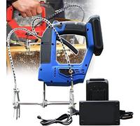 GYQSSD Electric Bee Remover, Cordless Honey Shaking MachineW/4-Speed Adjustable, 2x2000mah Lithium Battery, Electric Bee Shaker with Anti Slip Handle, for Honey Bee Farm Blue