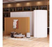 GYQSSD Indoor Folding Partition Screen, Adjustable Privacy Divider Folding Paper Room Partition Wall Dividers for Room Separation, Dorm Studio Office Store Beauty Salon 2x2m/6.5x6.5ft-White