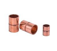 GYQYJPFZM 6.35-159mm 1/4" 3/8" 1/2" 5/8" 3/4" 1" -6.25" ID Copper End Feed Solder Straight Coupling Pipe Fitting(31x23mm)